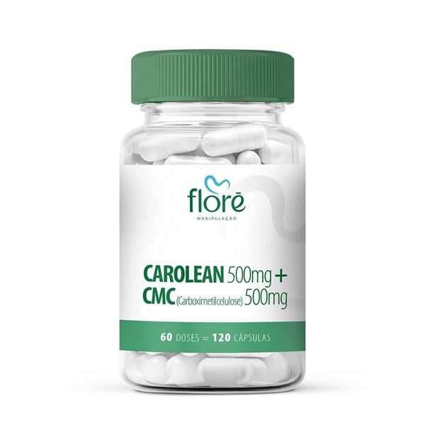 Carolean 500mg + CMC (Carboximetilcelulose) 500mg em Cápsulas