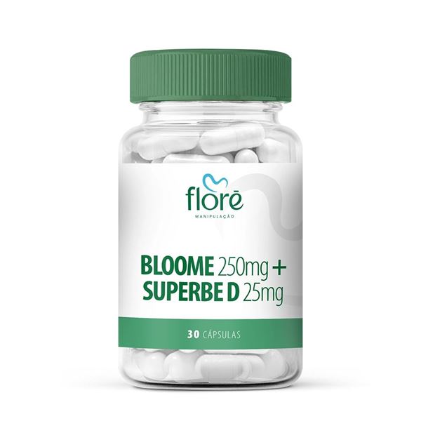 Bloomé 250mg + SuperBe D 25mg em Cápsulas