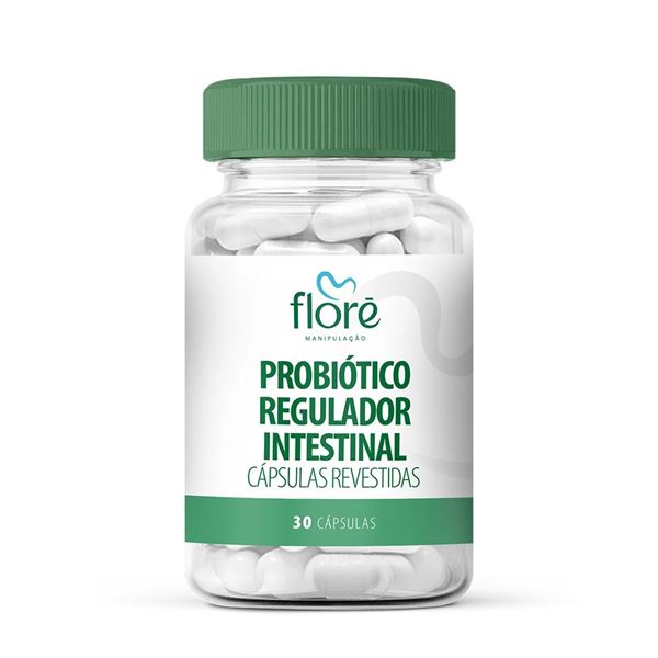 Probiótico Regulador Intestinal - Cápsulas Revestidas em Cápsulas