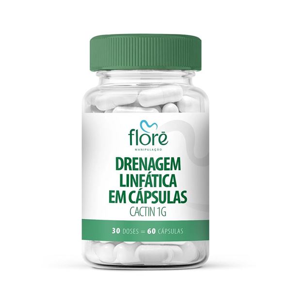Drenagem Linfática em Cápsulas - Cactin 1g 