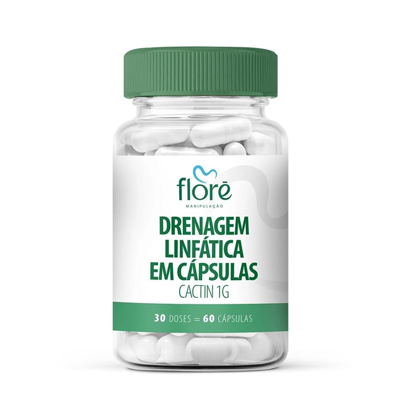 Drenagem Linfática em Cápsulas - Cactin 1g 