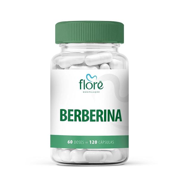 Berberina 500mg em Cápsulas