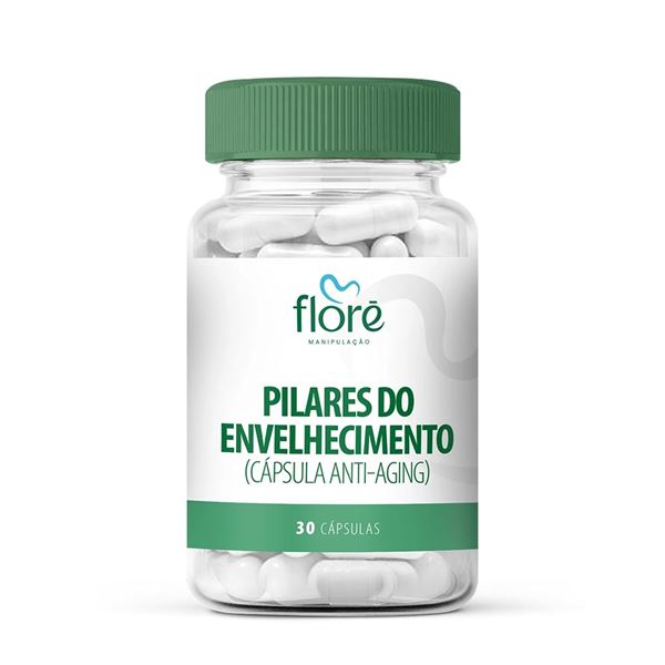 Pilares do Envelhecimento (Cápsula anti-aging) em Cápsulas