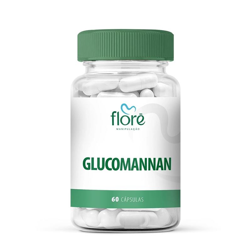 Glucomannan 500mg em Cápsulas