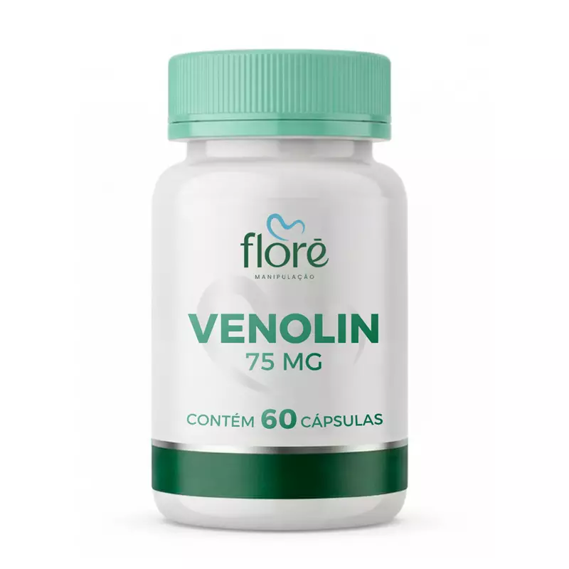Venolin 75mg | Extrato de Ruscus aculeatus | 60 cápsulas