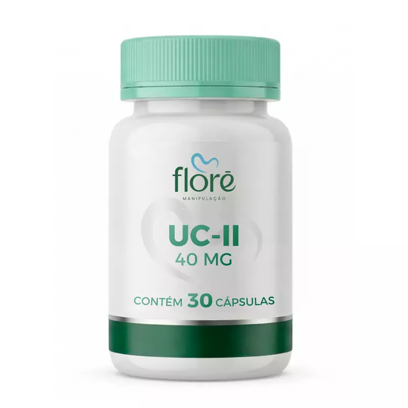 UC-II 40mg | Colágeno Tipo II Não Desnaturado | 30 cápsulas