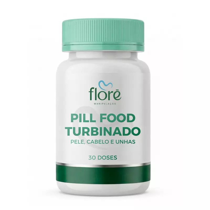 Pill Food Super Turbinado | Pele, Cabelos e Unhas | 30 doses