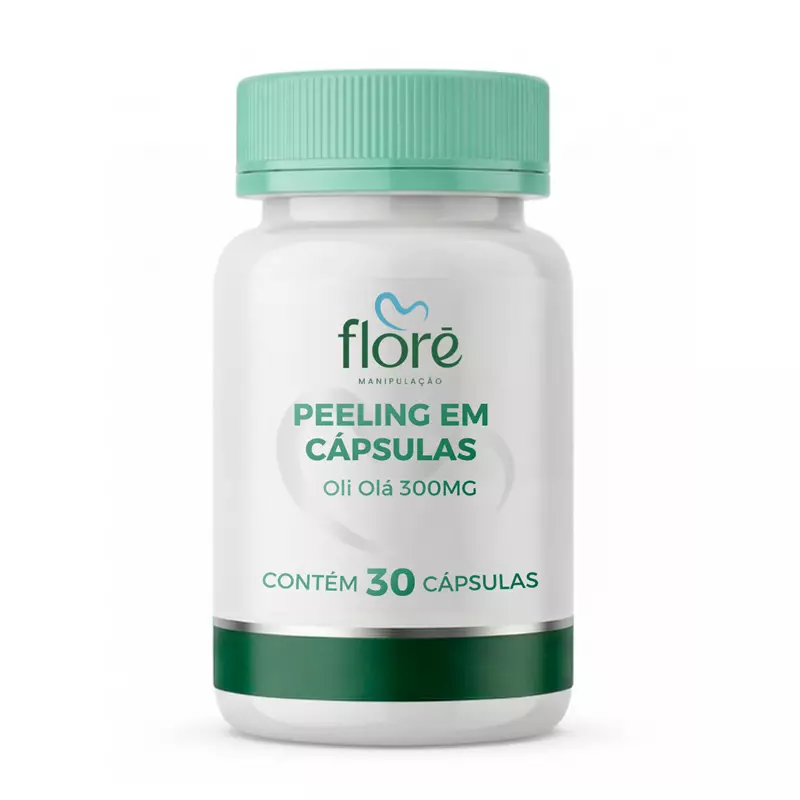 Oli Ola 300mg � Peeling em Cápsulas | Extrato de Olea europaea | 30 cápsulas