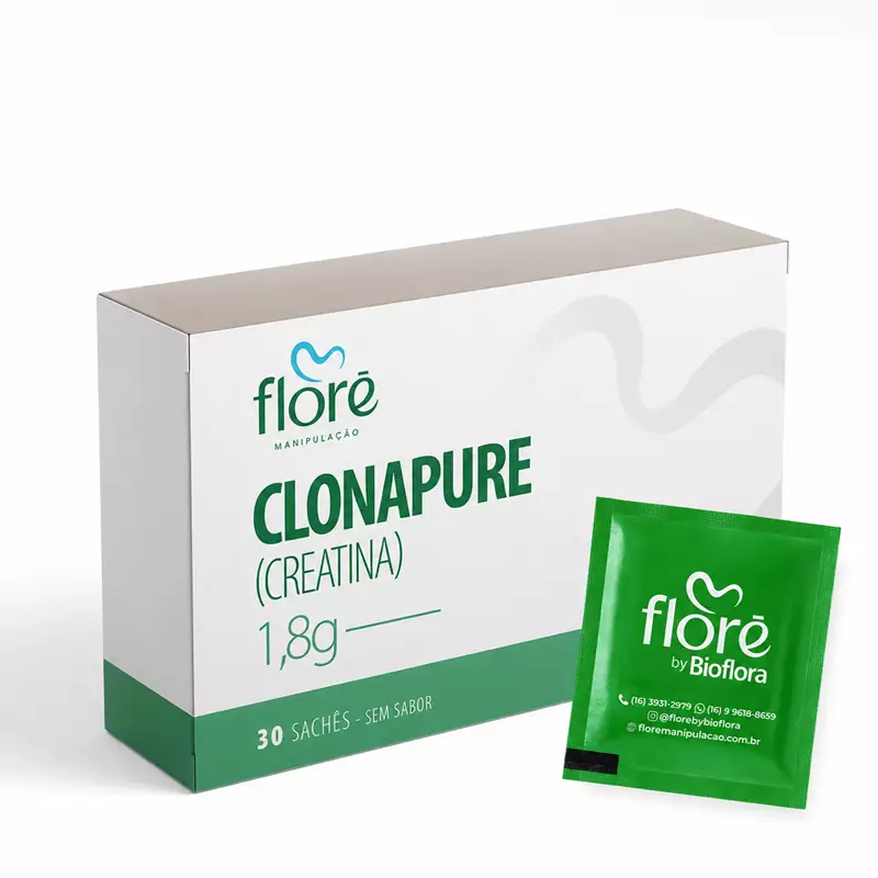 Clonapure (Creatina) 1,8g 30 Sachês